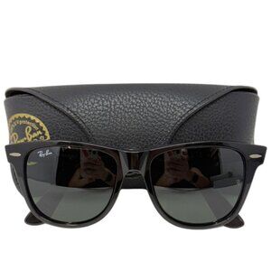 Ray-Ban Wayfarer Sunglasses RB2140 Original Black Frame With Case